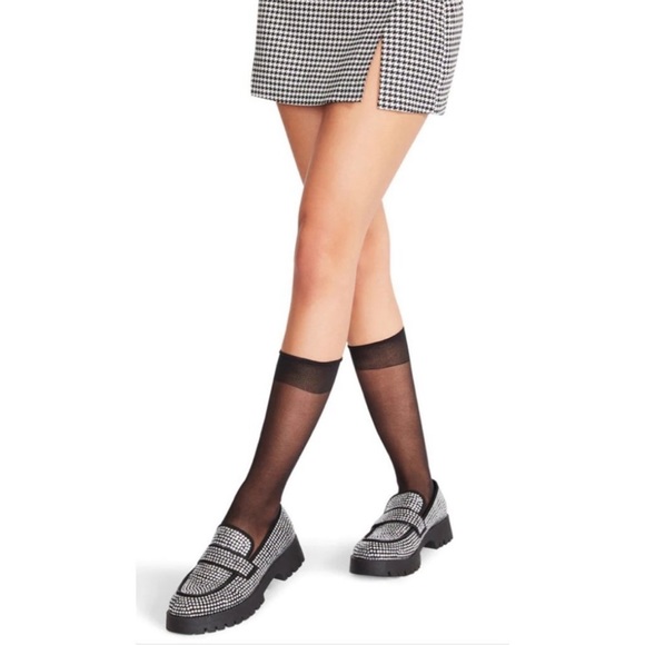 Steve Madden Trifecta Rhinestone Loafers - Picture 2 of 16